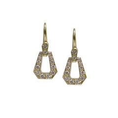 BUNDA Russe 0.40ct Diamond Earrings in 18k yellow gold