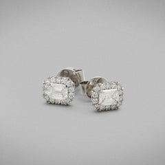BUNDA 'Valentin' 1.32cts Diamond Studs, in platinum.