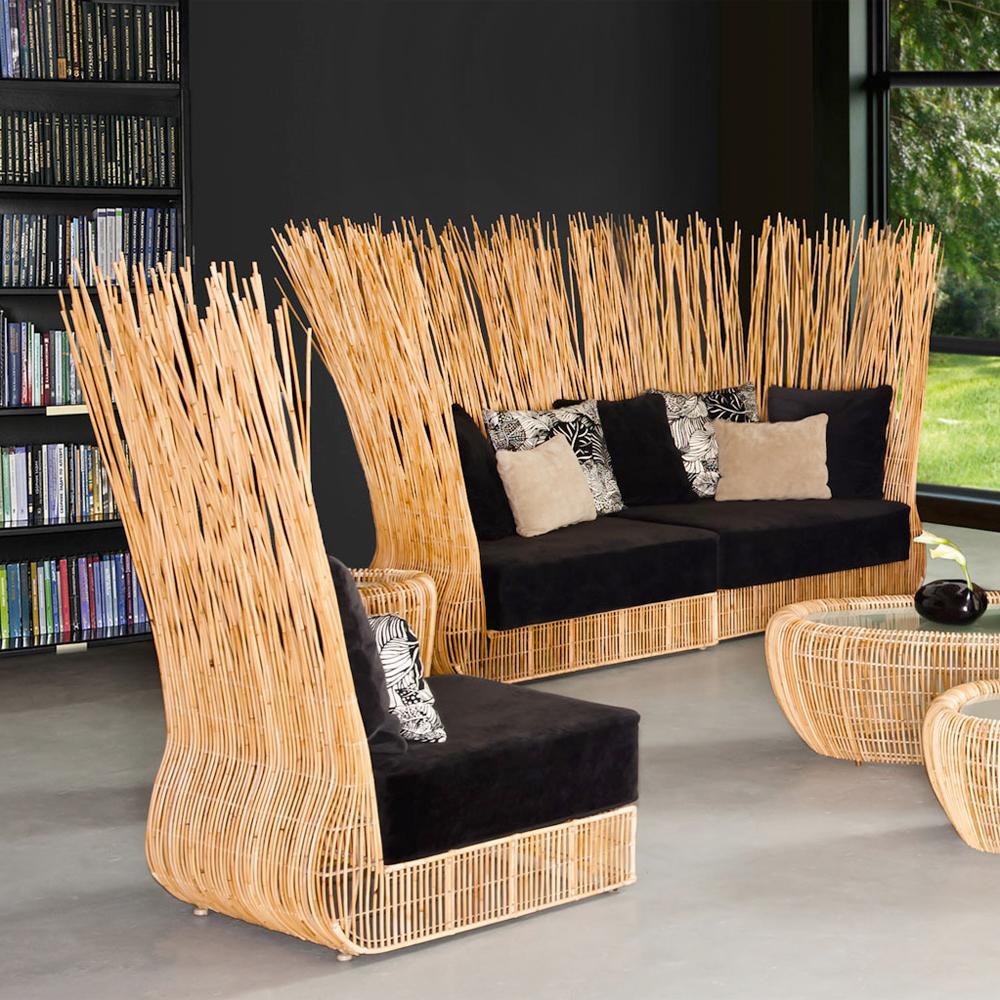 Contemporary Bundle Lounge Center Chair For Sale