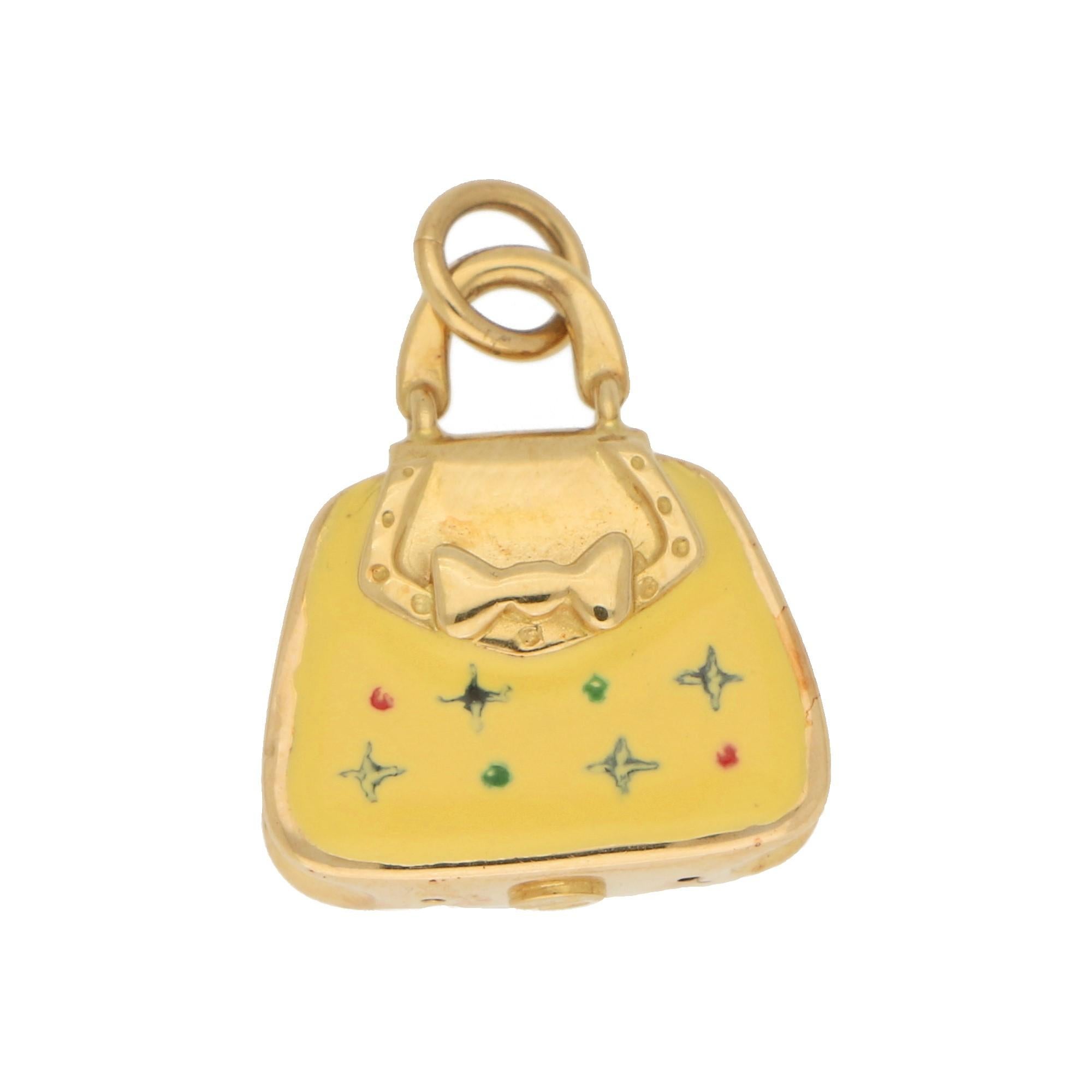 Bundle of Handbag Charms in 18 Karat Yellow Gold 4