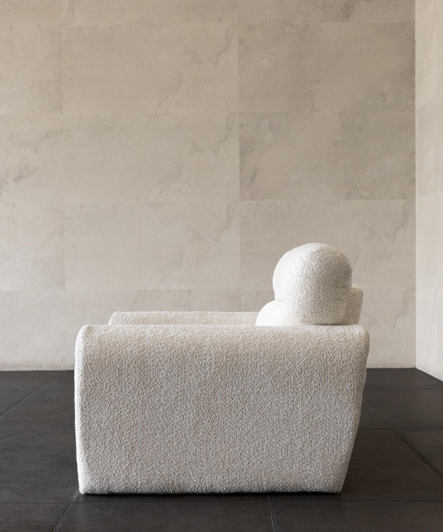 BUNDT CHAIR – Pergament Chenille von SHO MODERN im Zustand „Neu“ im Angebot in Laguna Niguel, CA