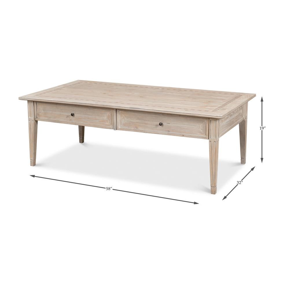 Bungalow Pine Coffee Table For Sale 5