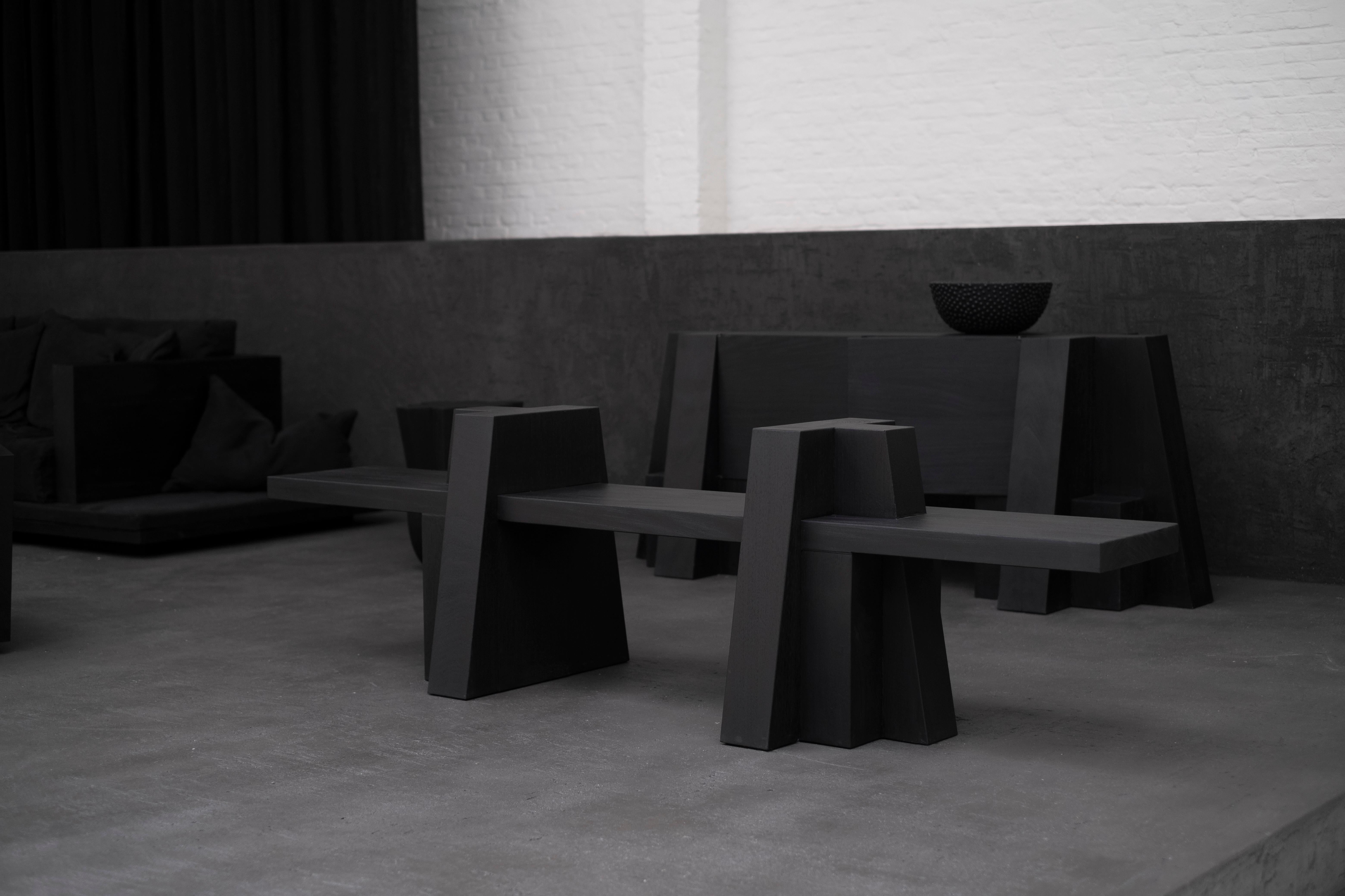 Wood Bunker bench 102023 Arno Declercq For Sale