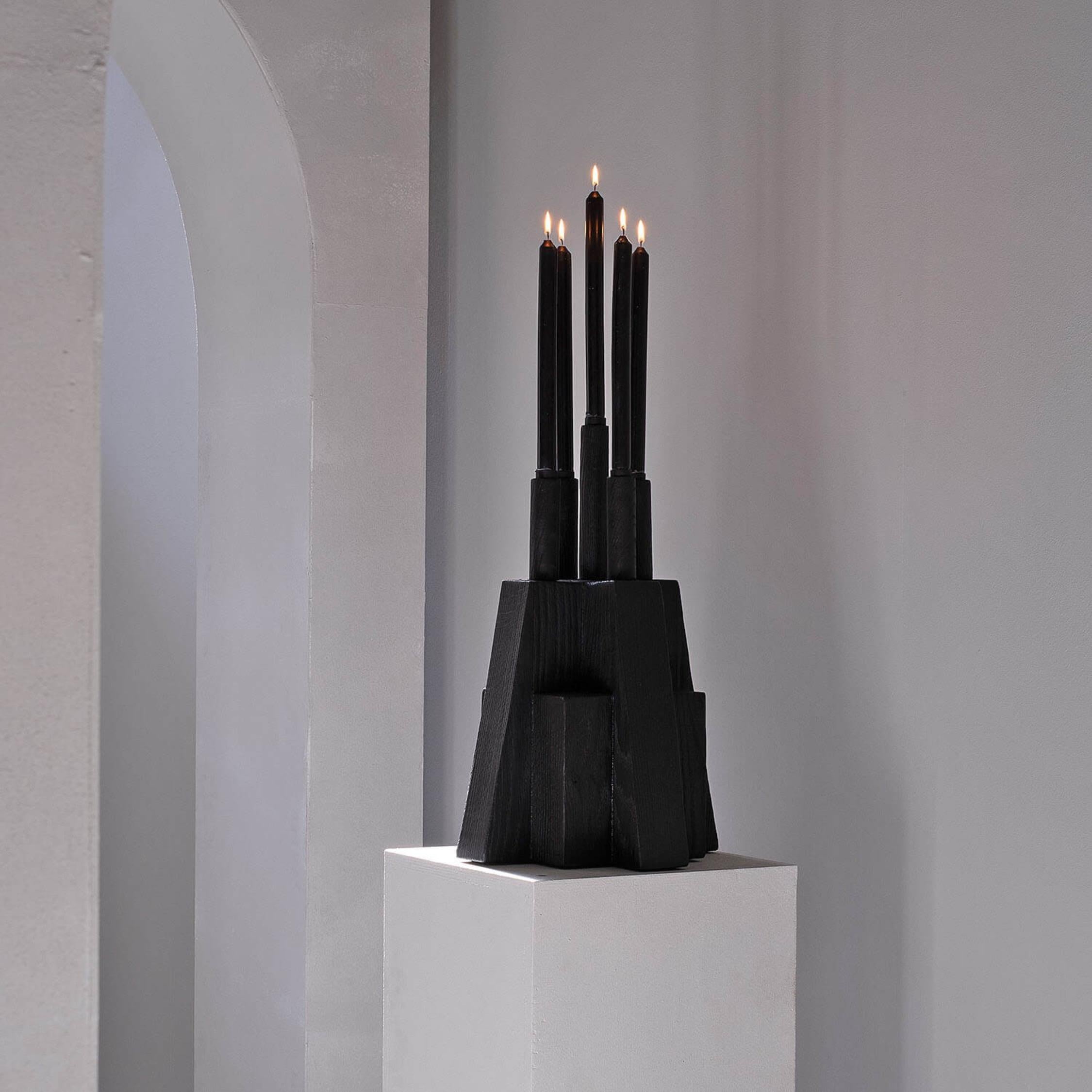 Post-Modern Bunker Candle Holder by Arno Declercq For Sale