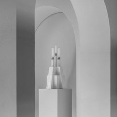 Bunker Candleholder, White, Arno Declercq