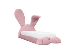 Modern Velvet Bunny Kid's Bed by Circu Magical Furniture