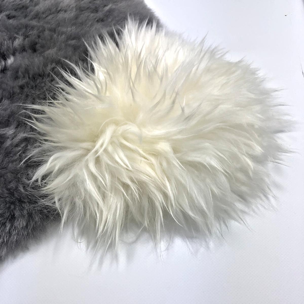 Watch the joys of your little one whilst they learn and play with this cuddly and cheerful grey bunny rabbit nursery rug, hand crafted and shaped from premium quality short wool sheepskins carefully and ethically sourced from the finest of European
