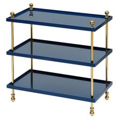 Bunny Williams Home Mesa para bebidas de 20" - Azul