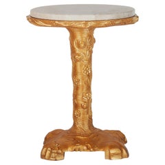 Gold Albero Table with Marble Top by Bunny Williams Home