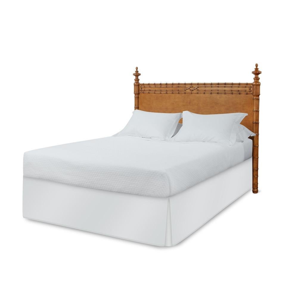 Faux bamboo has been a way to bring warmth and whimsy into the home since it gained popularity in mid-1800’s - the perfect counterpoint to heavy Victorian furniture. Our Bamboo Bed carries on the tradition, feeling both relaxed and