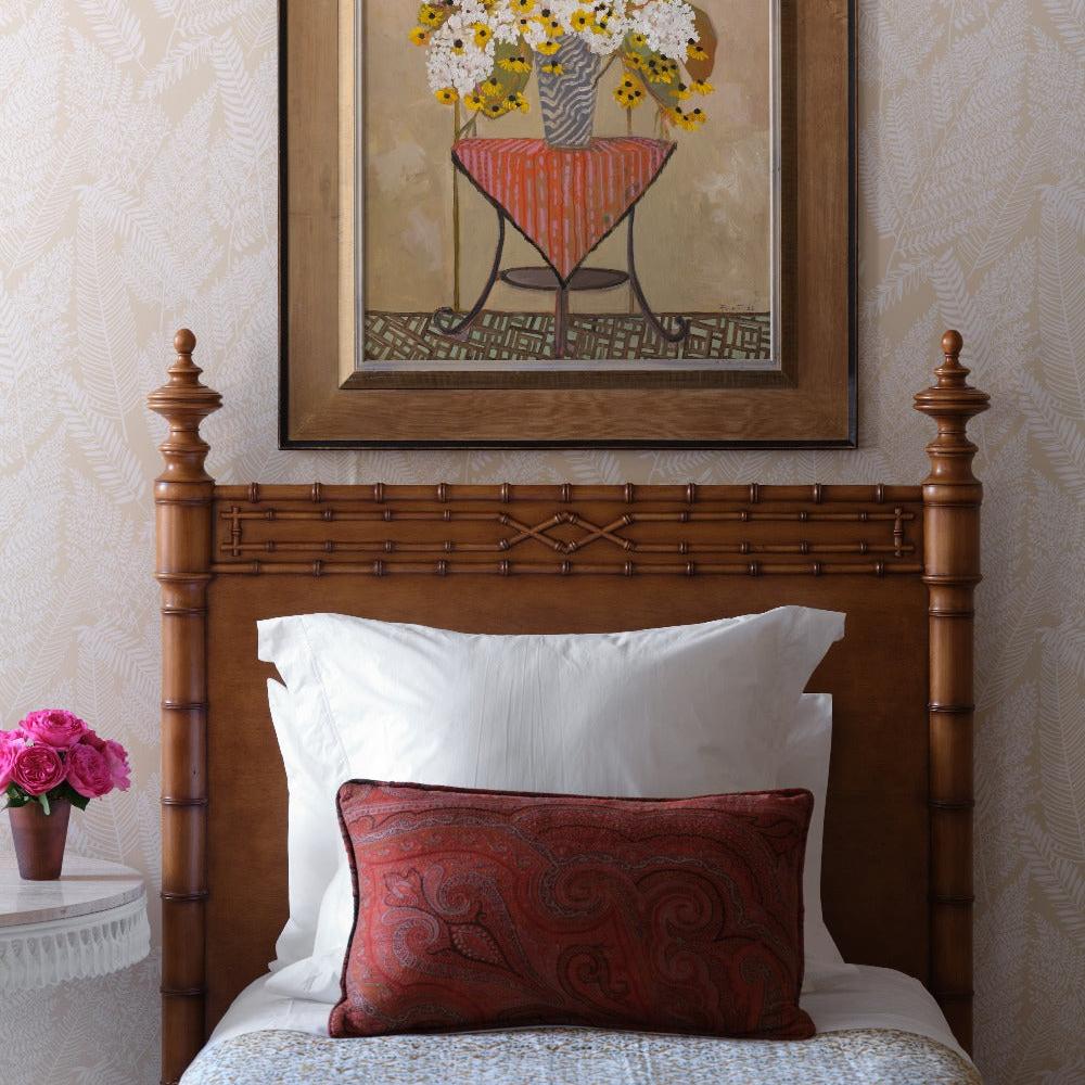 Bunny Williams Home Bamboo Headboard, Twin For Sale 1