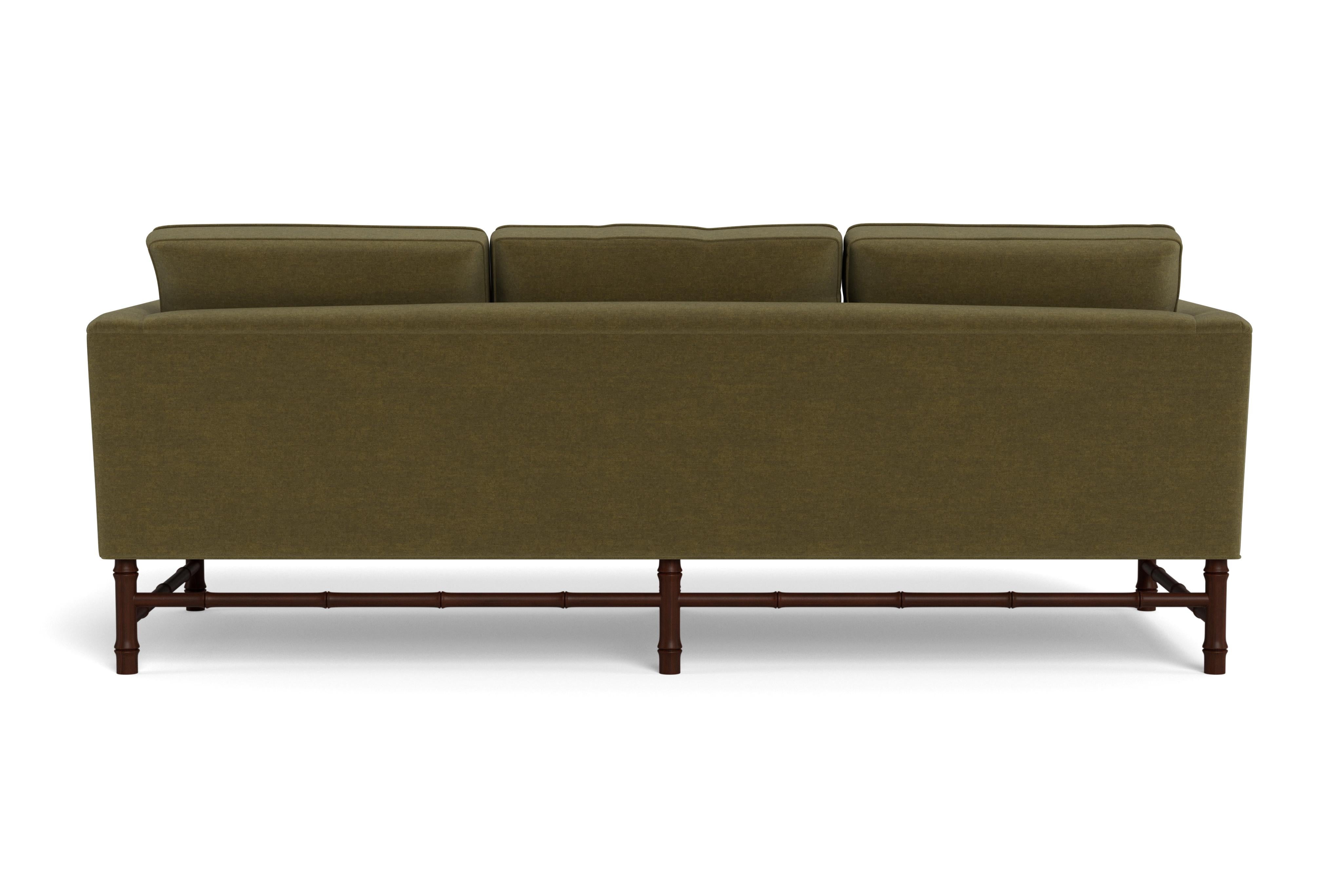 Contemporary Bunny Williams Home Bamboo Sofa 80