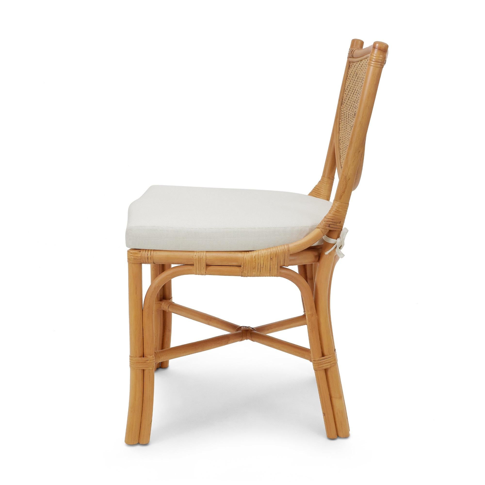 Indonesian Bunny Williams Home Beatriz Dining Chair For Sale