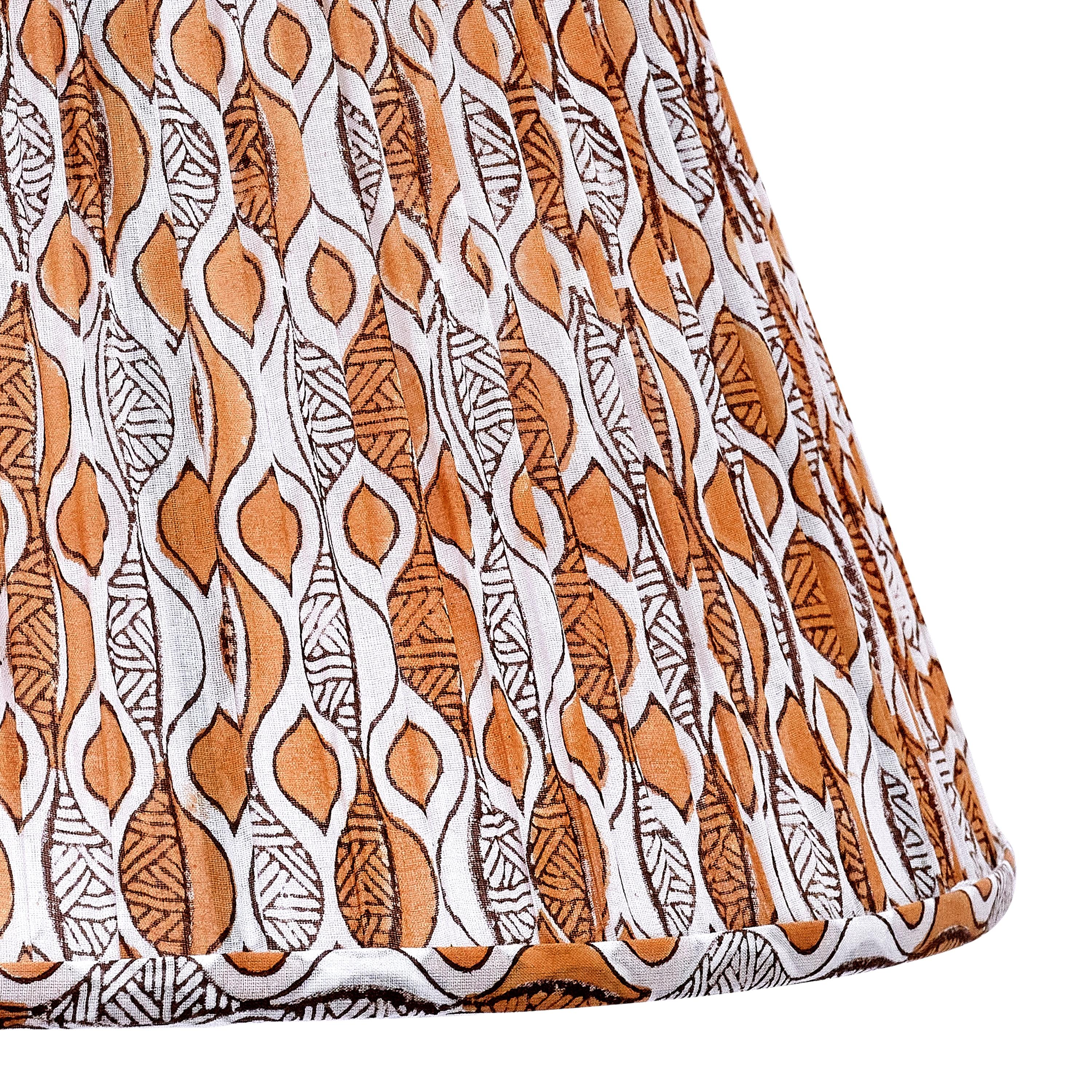 A surprising, abstract geometric design in shades of tan.

Available in two sizes:
15” x 8