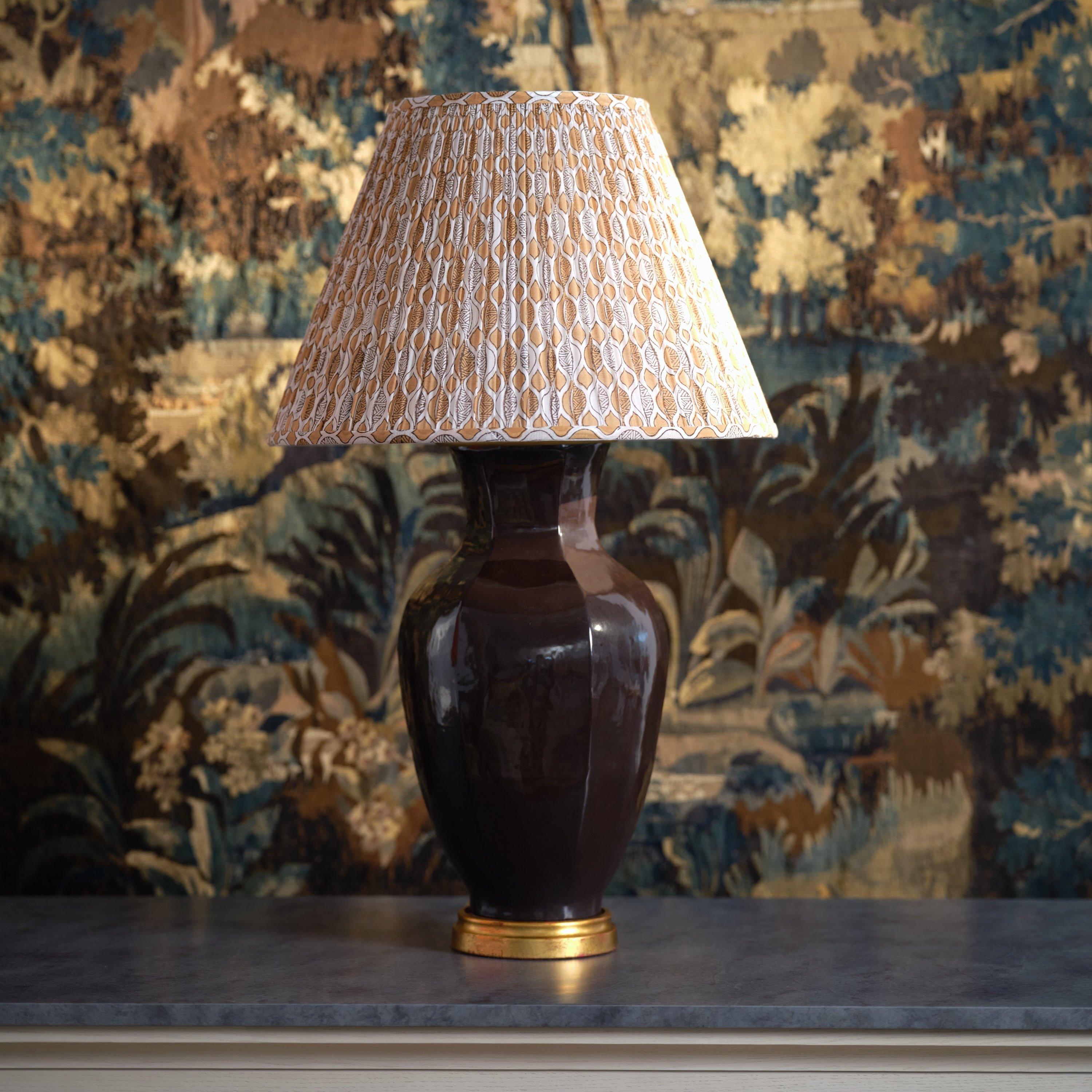 American Bunny Williams Home Block Print Lafayette Lampshade 18