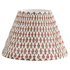 Bunny Williams Home Block Print Prickly Poppycape Lampshade 18"