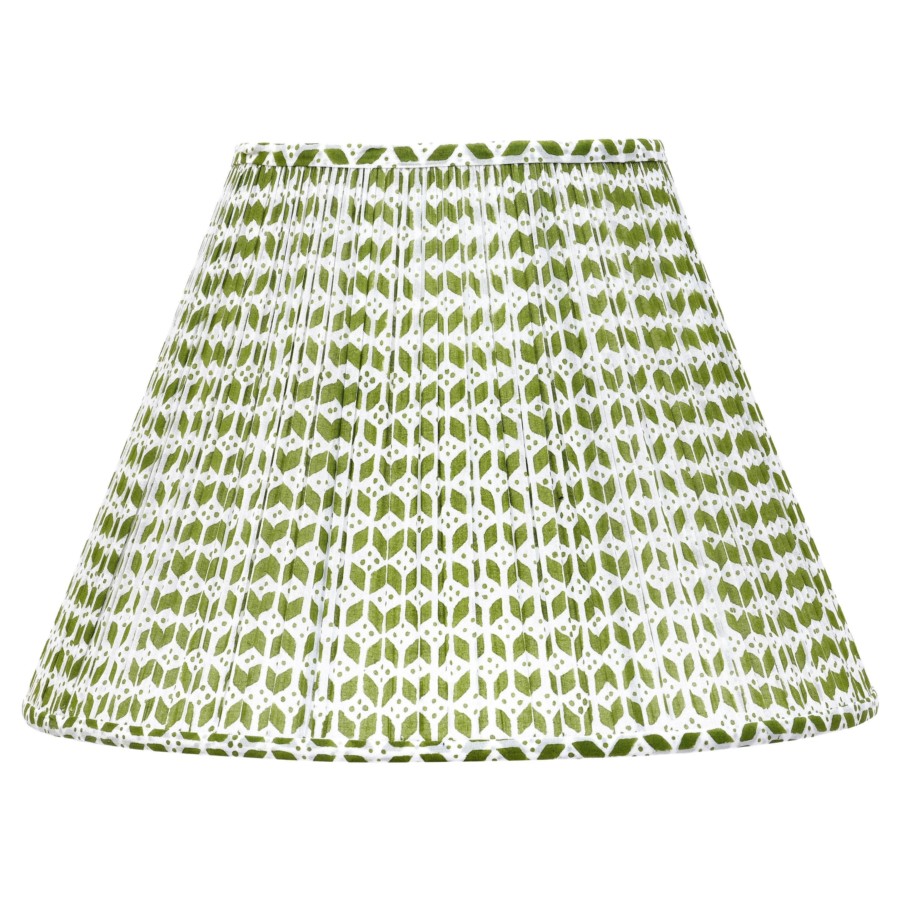 Paralume Roxbury con stampa a blocchi di Bunny Williams Home da 15" (Greene & Greene) in vendita