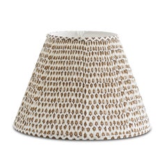 Bunny Williams Home Block Print Wild Ginger Lampshade 15" (Brown)