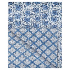 Couverture Hibiscus bleue Bunny Williams Home (King)