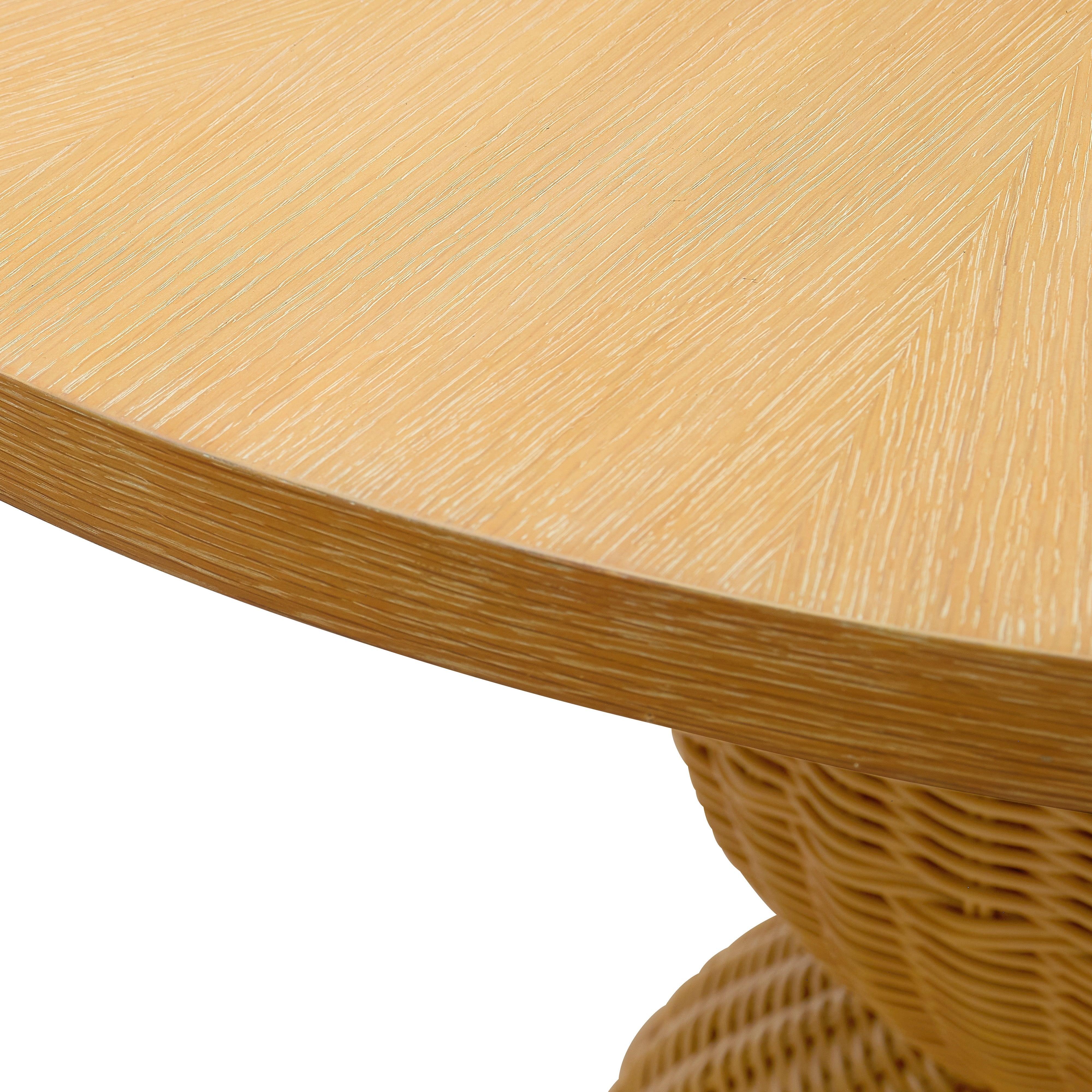 Bunny Williams Home Braided Urn Dining Table In New Condition For Sale In New York, NY