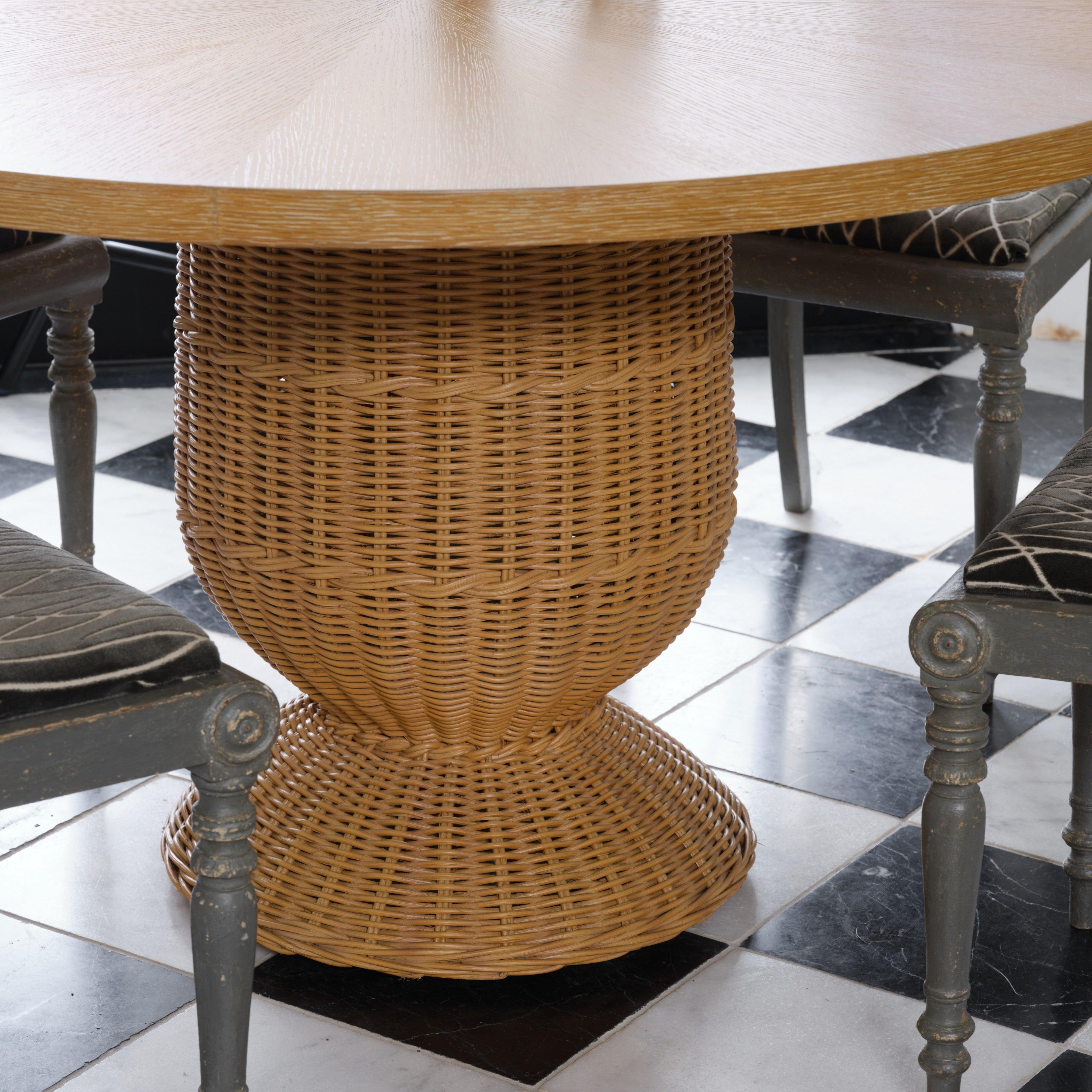 Bunny Williams Home Braided Urn Dining Table For Sale 2
