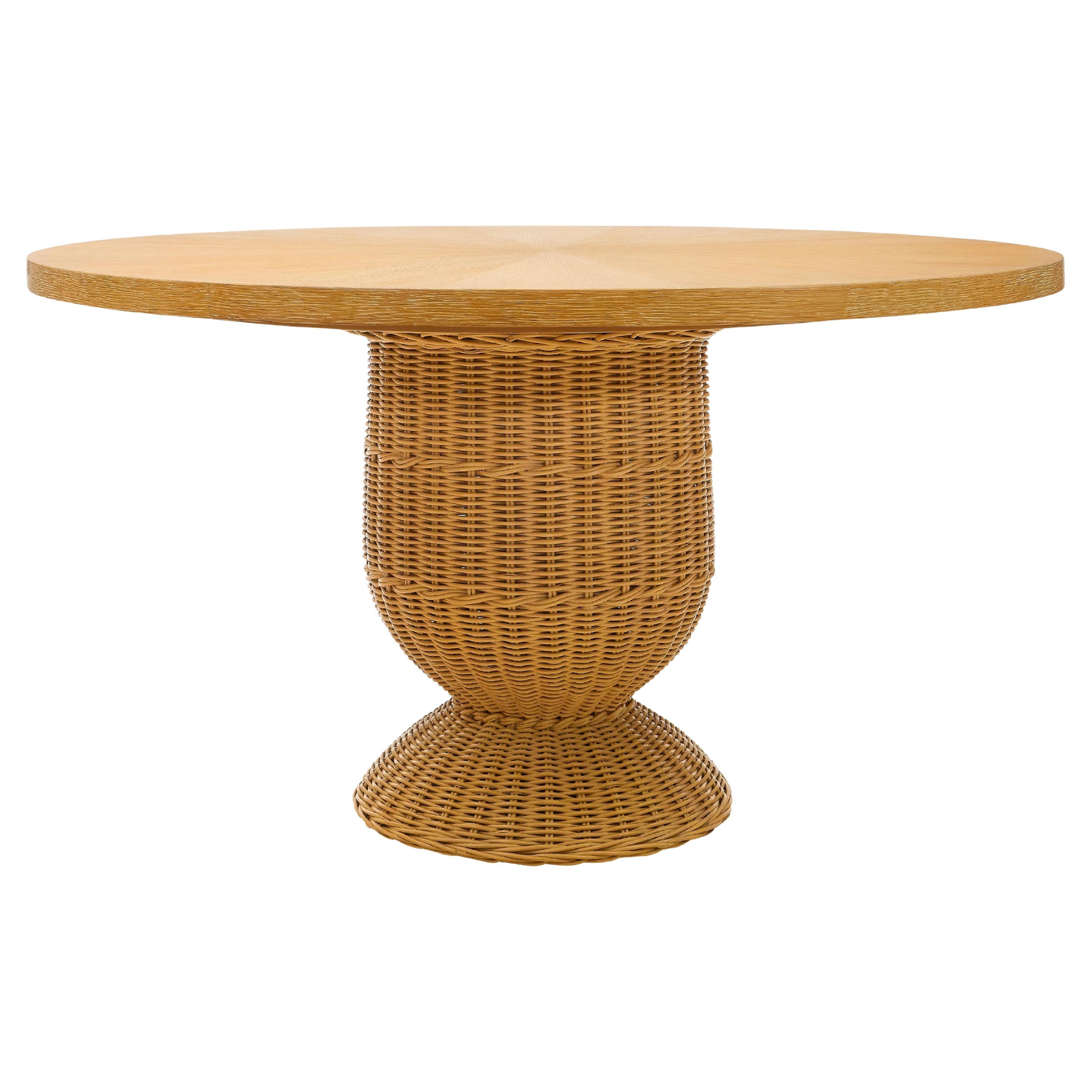 Bunny Williams Home Braided Urn Dining Table For Sale
