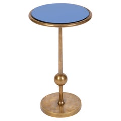 Bunny Williams Home Burke Drinks Table (Blue Mirror)