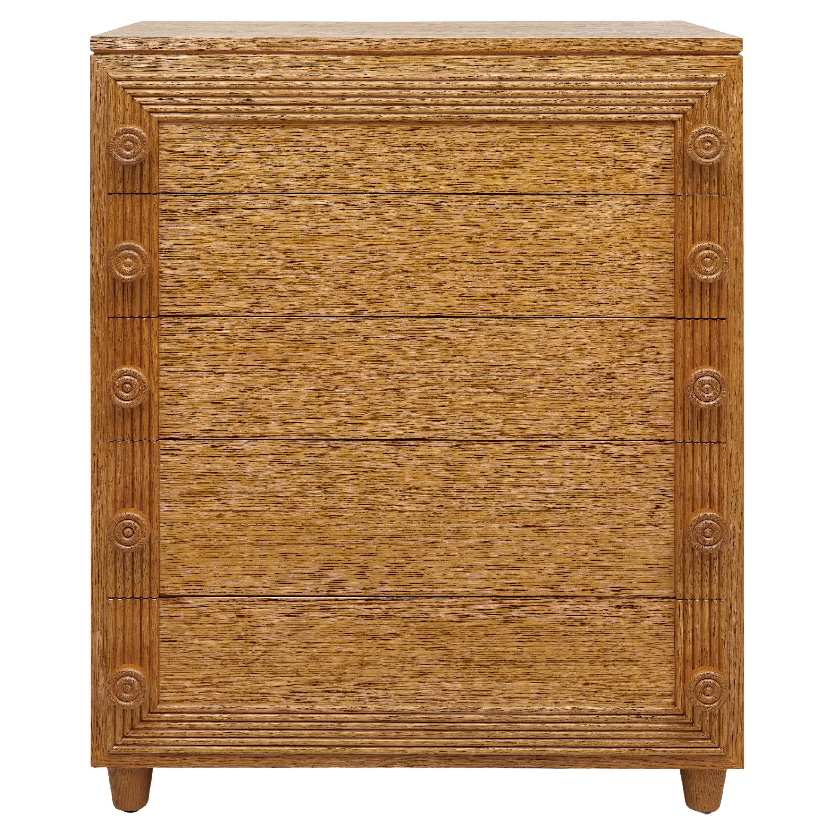 Cómoda con botones Bunny Williams Home (Roble) en venta