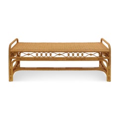 Bunny Williams Home Carlisle Rattan Bench