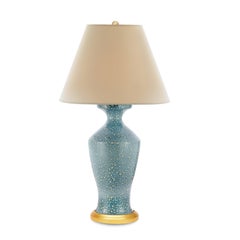 Celestine Ceramic Lamp, Blue, by Bunny Williams Home