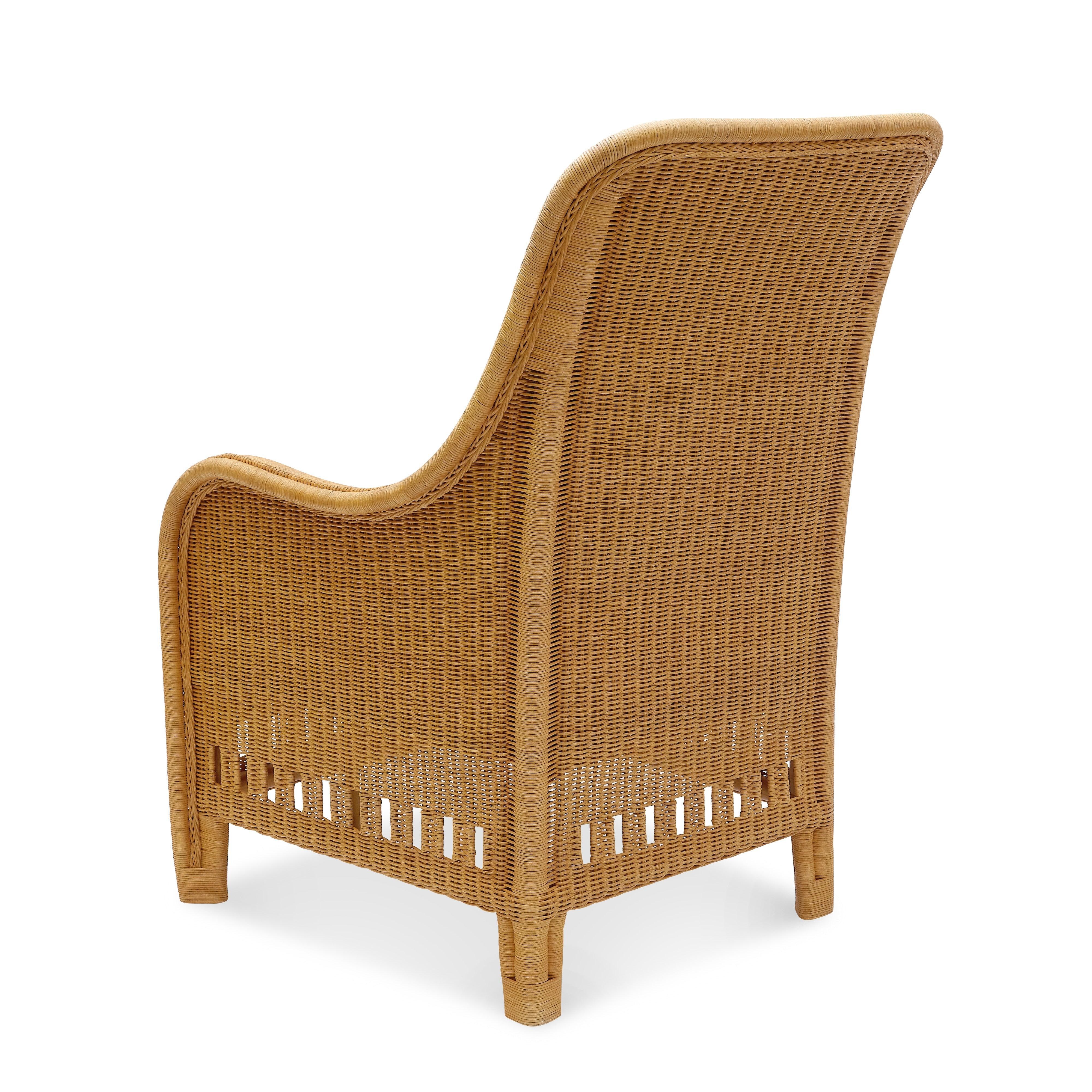 Bunny Williams Home Charleston Armchair In New Condition For Sale In New York, NY