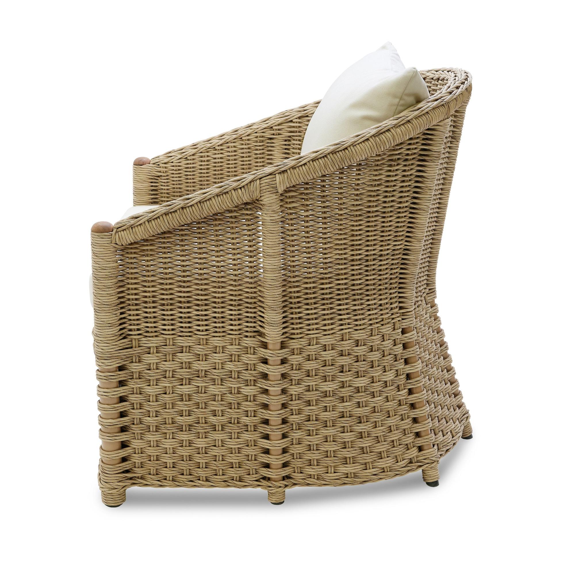 Indonesian Bunny Williams Home Crofter's Outdoor Lounge Chair For Sale