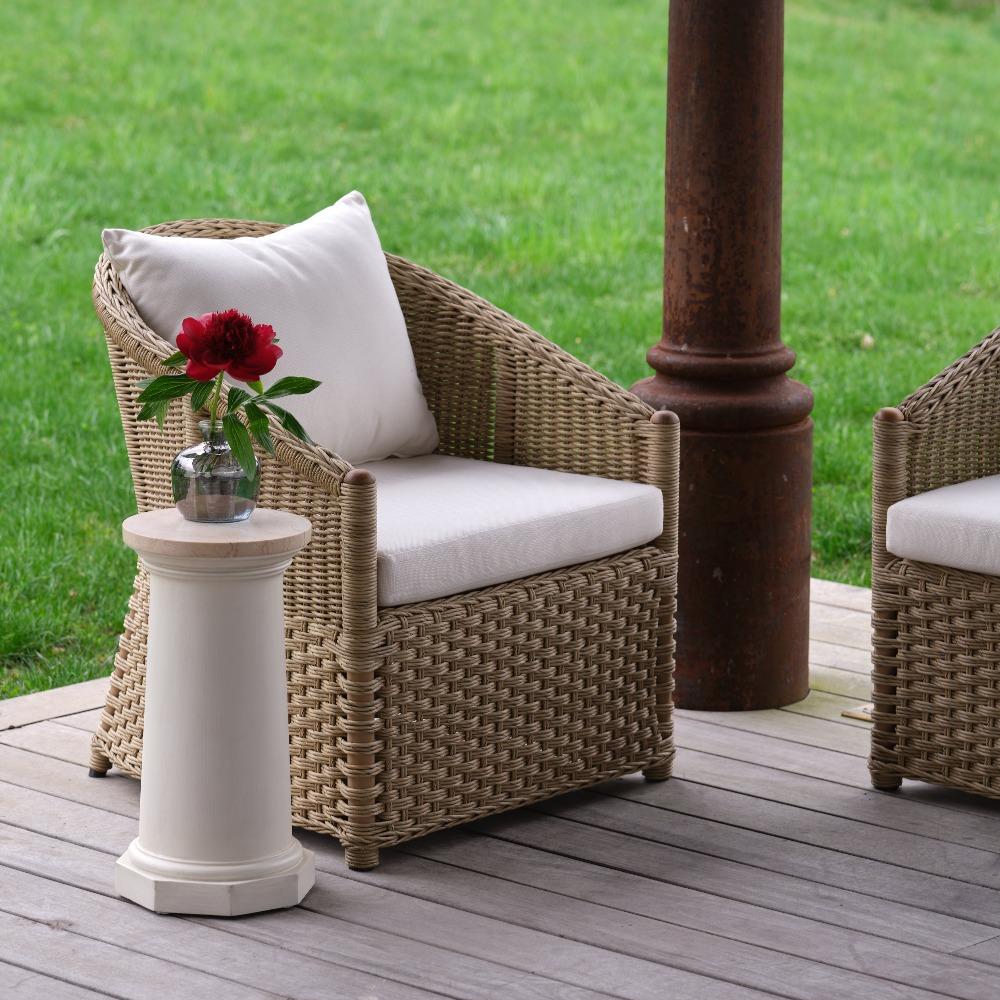 Wicker Bunny Williams Home Crofter's Outdoor Lounge Chair For Sale