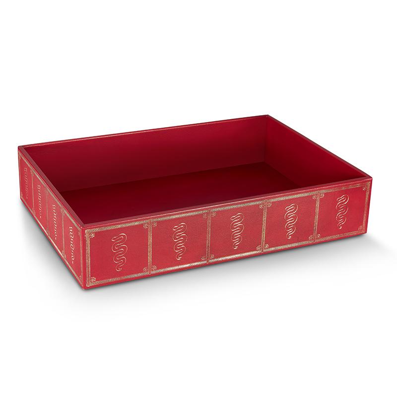 Leather Bunny Williams Home Everett Tray For Sale