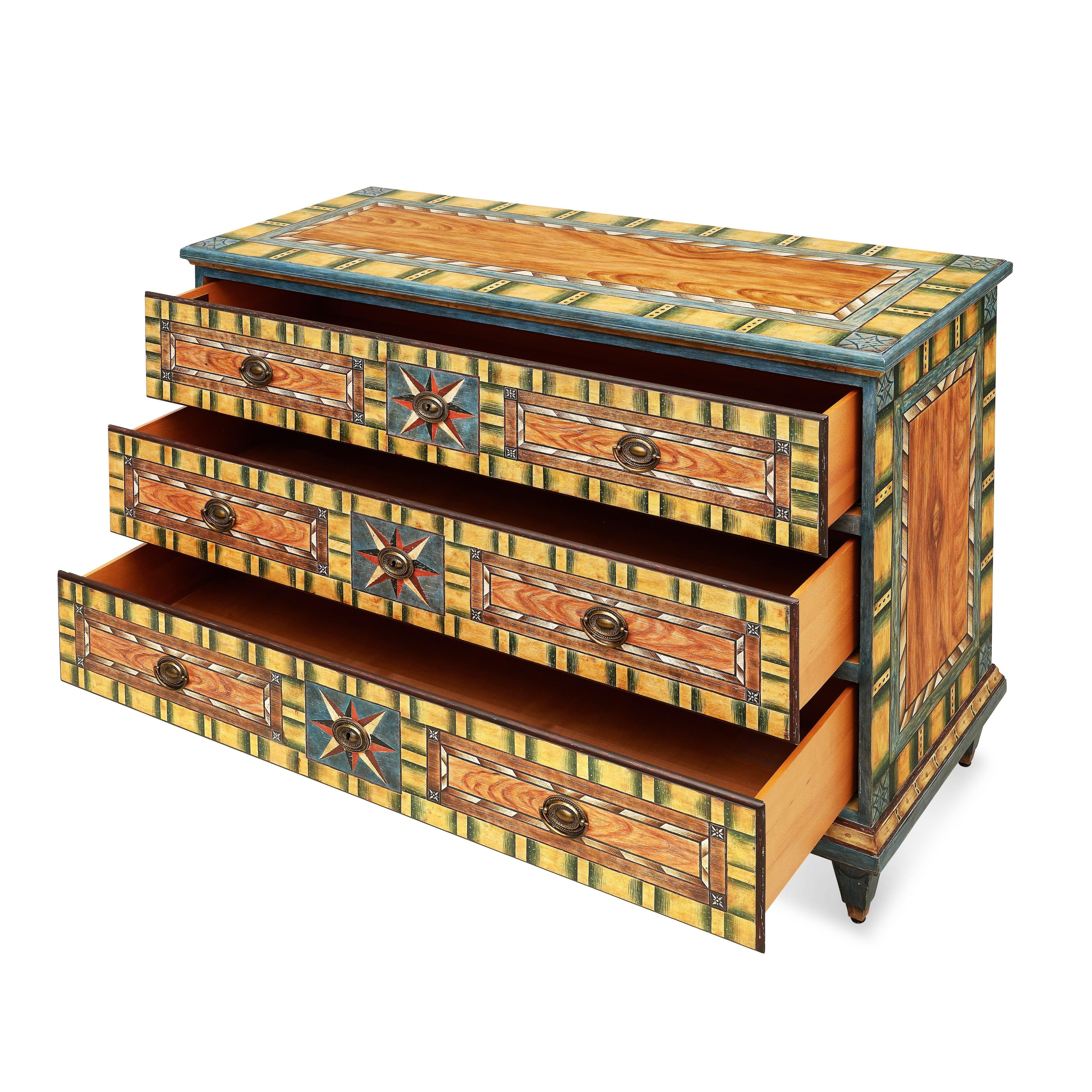 Bunny Williams Home Friedrich Handgemalte Kommode (Handbemalt) im Angebot