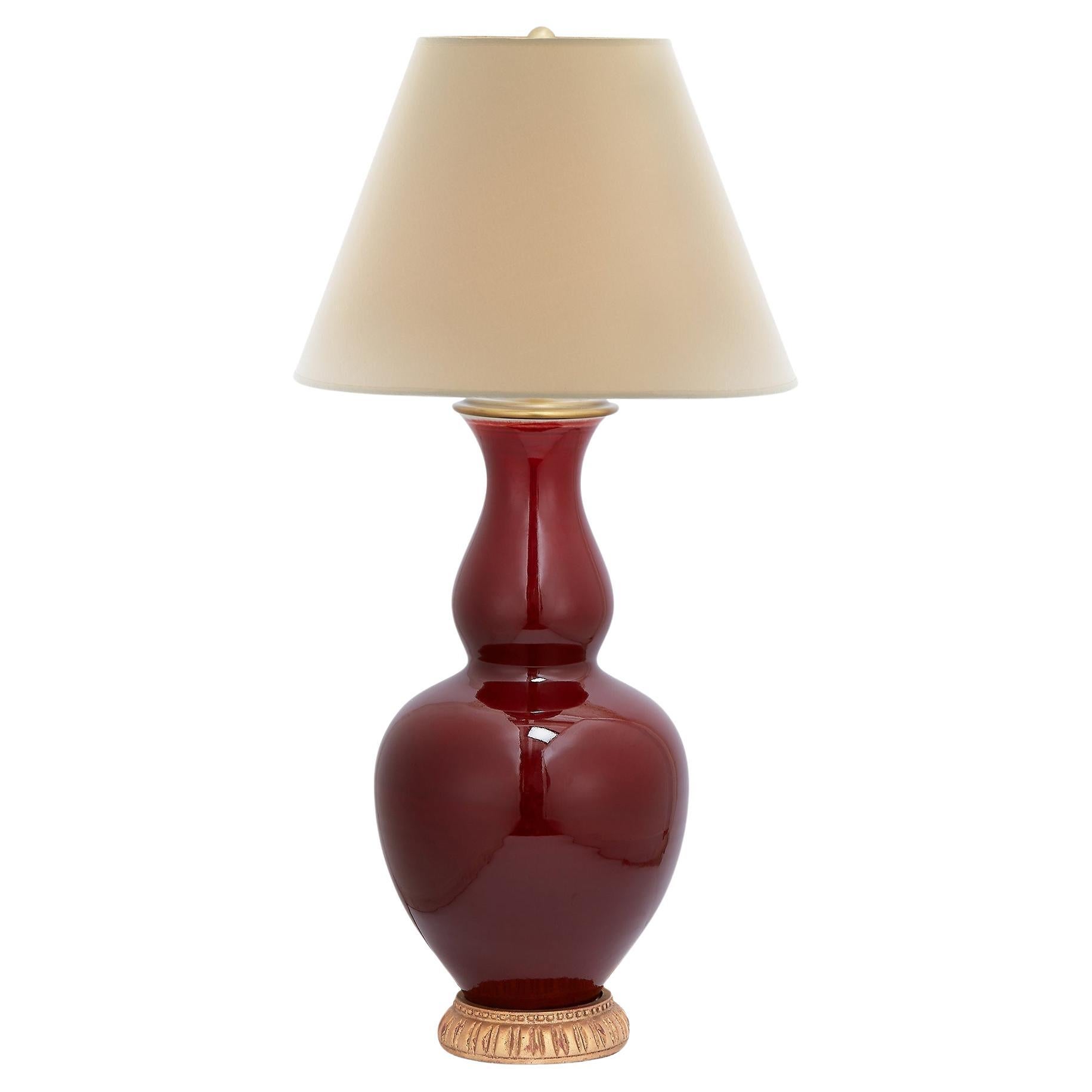 Bunny Williams Home Garnet Ceramic Lamp