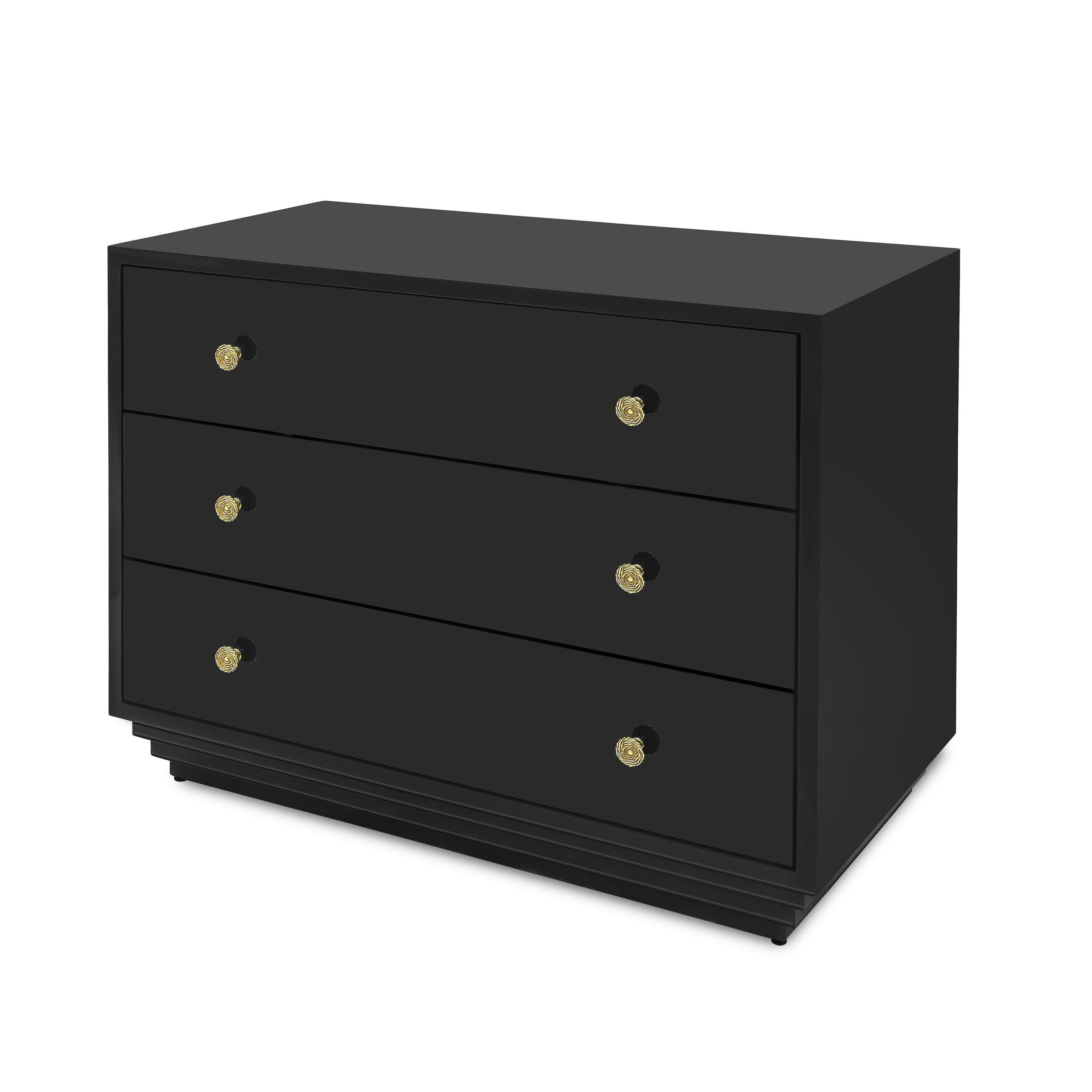 Indonesian Bunny Williams Home Georgia Chest (Black) For Sale