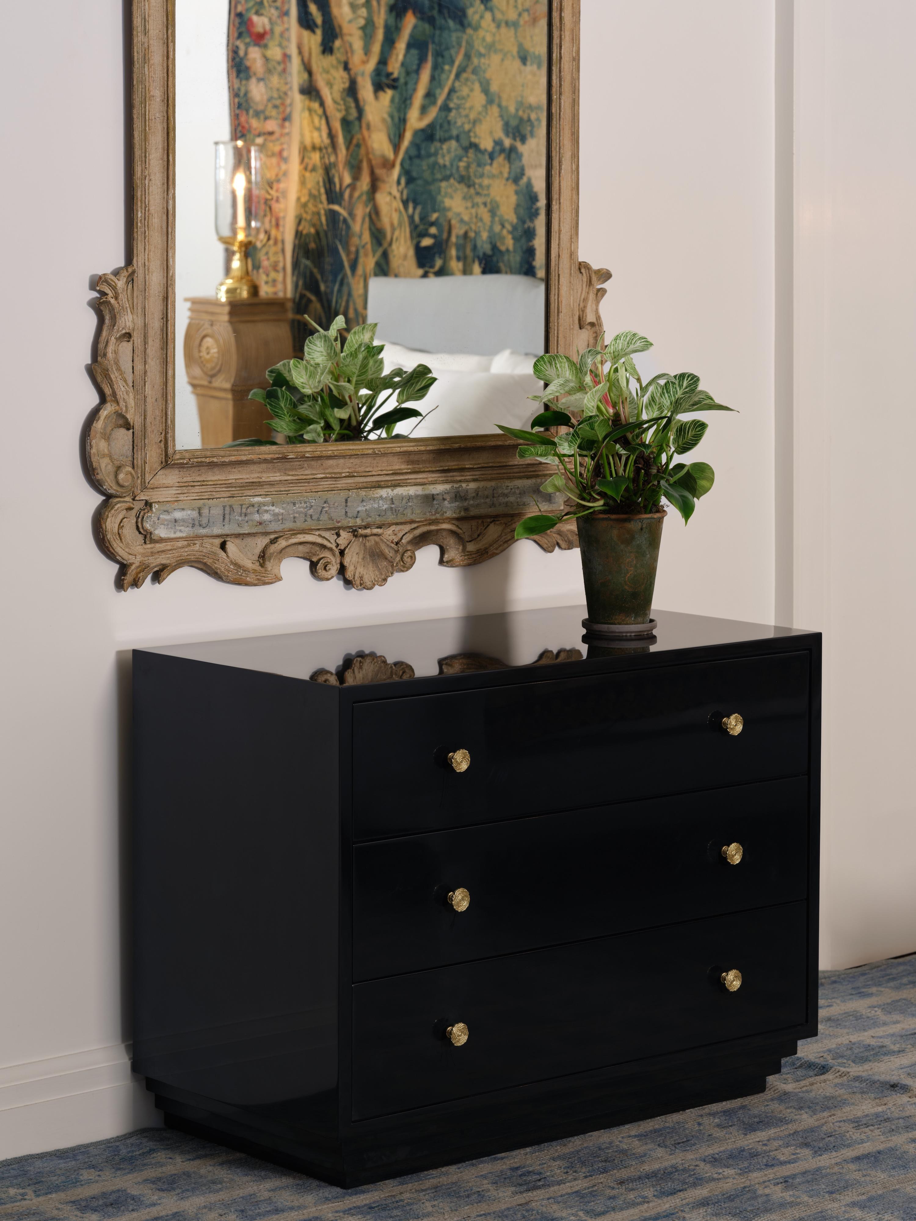 Bunny Williams Home Georgia Chest (Black) In New Condition For Sale In New York, NY