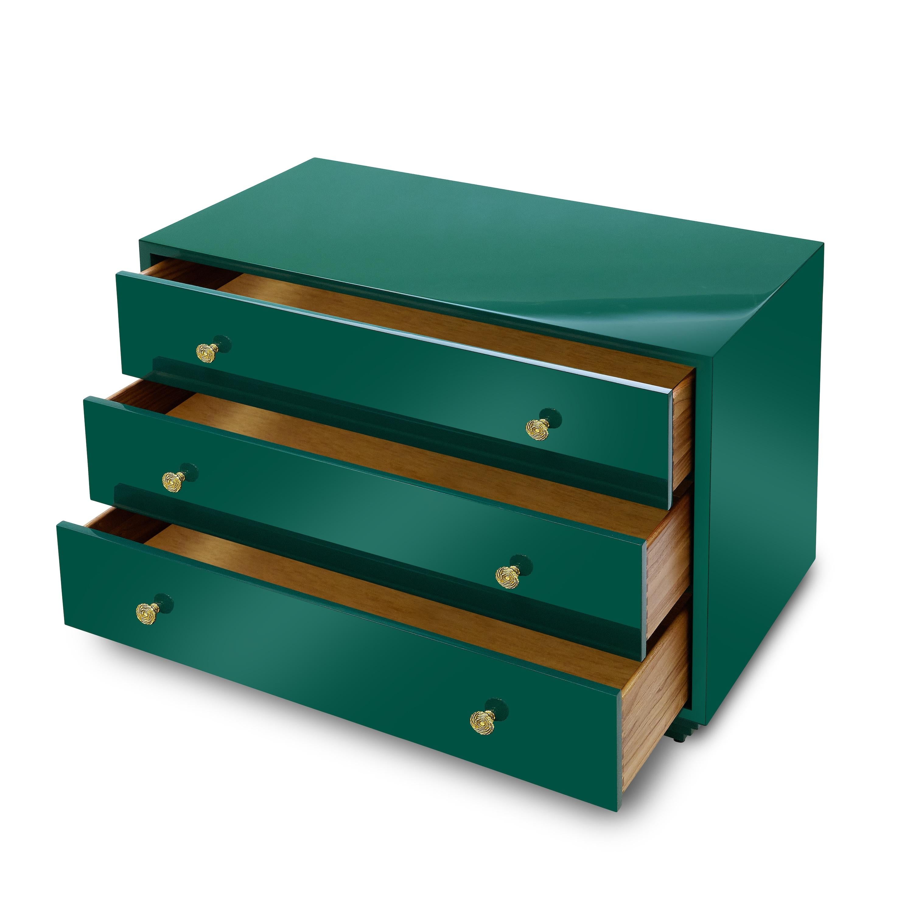 Indonesian Bunny Williams Home Georgia Chest (Green) For Sale
