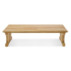 Teak Outdoor Bench, Georgian, by Bunny Williams Home