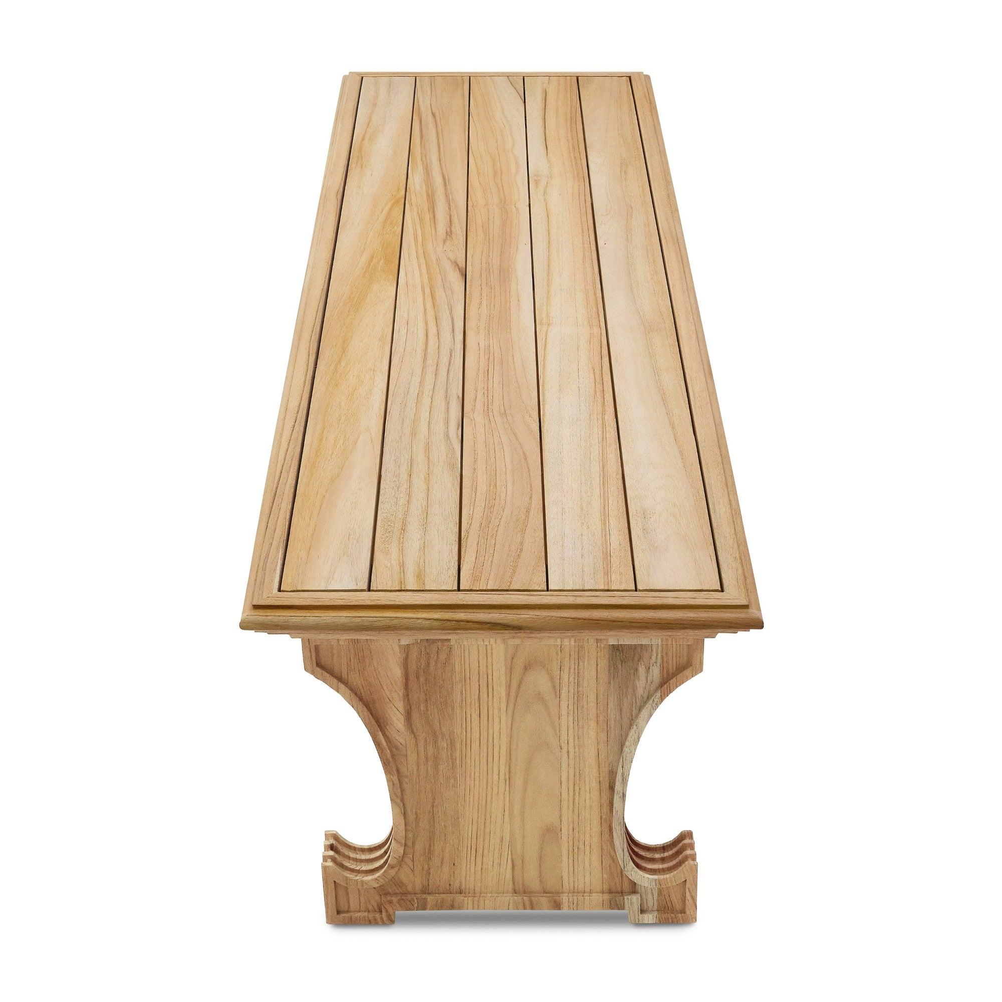 Indonesian Bunny Williams Home Georgian Teak Bench For Sale