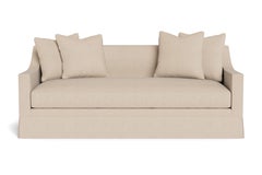 Bunny Williams Home Grant Sofa 81", Solid Performance Woven/Sea Foam