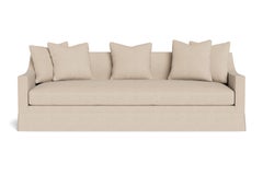 Bunny Williams Home Grant Sofa 96", Solid Performance Linen/Sand