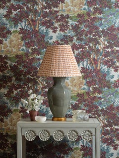 Green Hive Ceramic Lamp by Bunny Williams Home