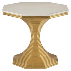 Bunny Williams Home, HOURGLASS TABLE (GOLD)