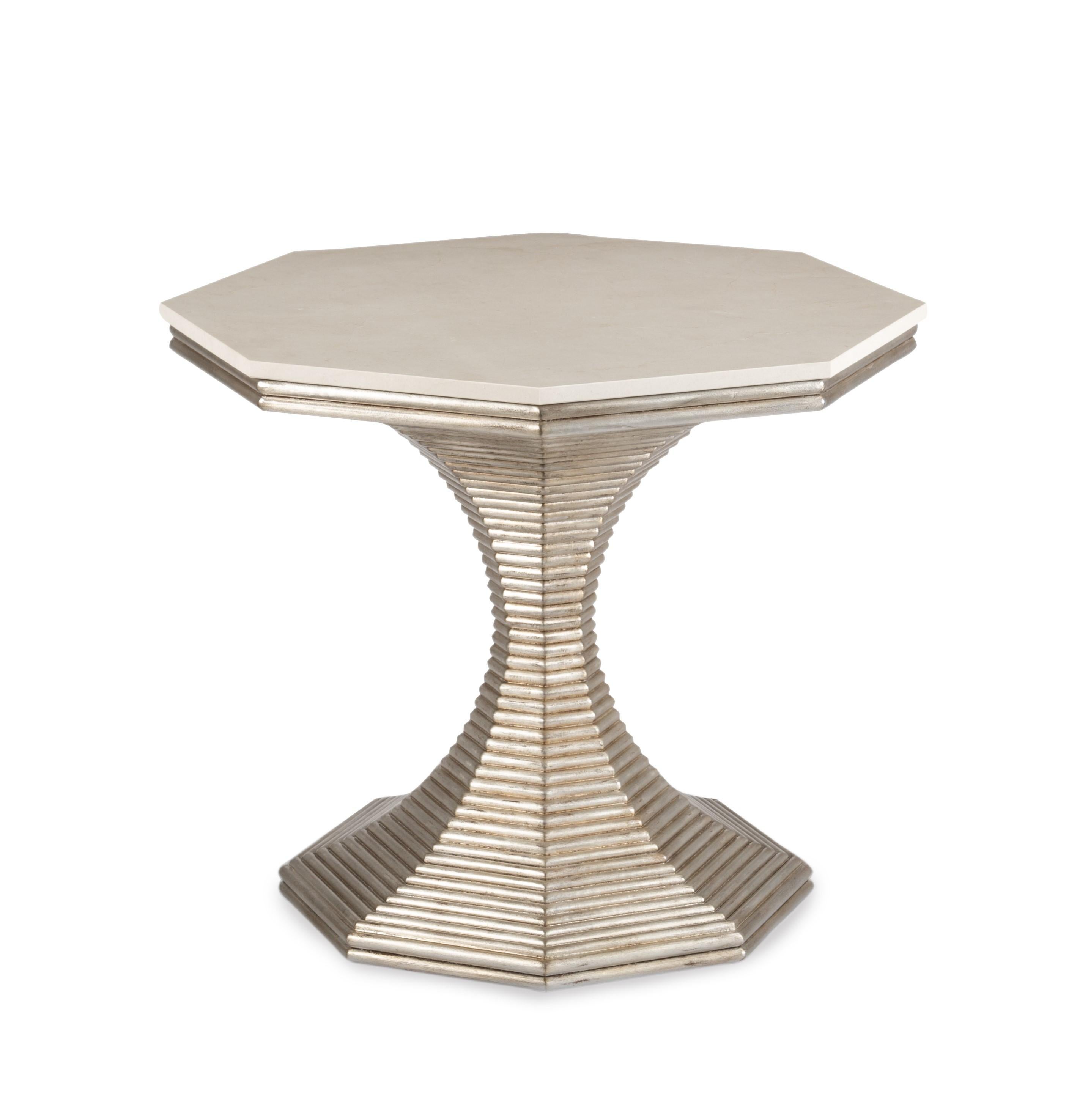 Bunny Williams Haus, HOURGLASS TABLE (SILVER) im Zustand „Neu“ in New York, NY