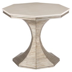 Bunny Williams Home, HOURGLASS TABLE (SILVER)