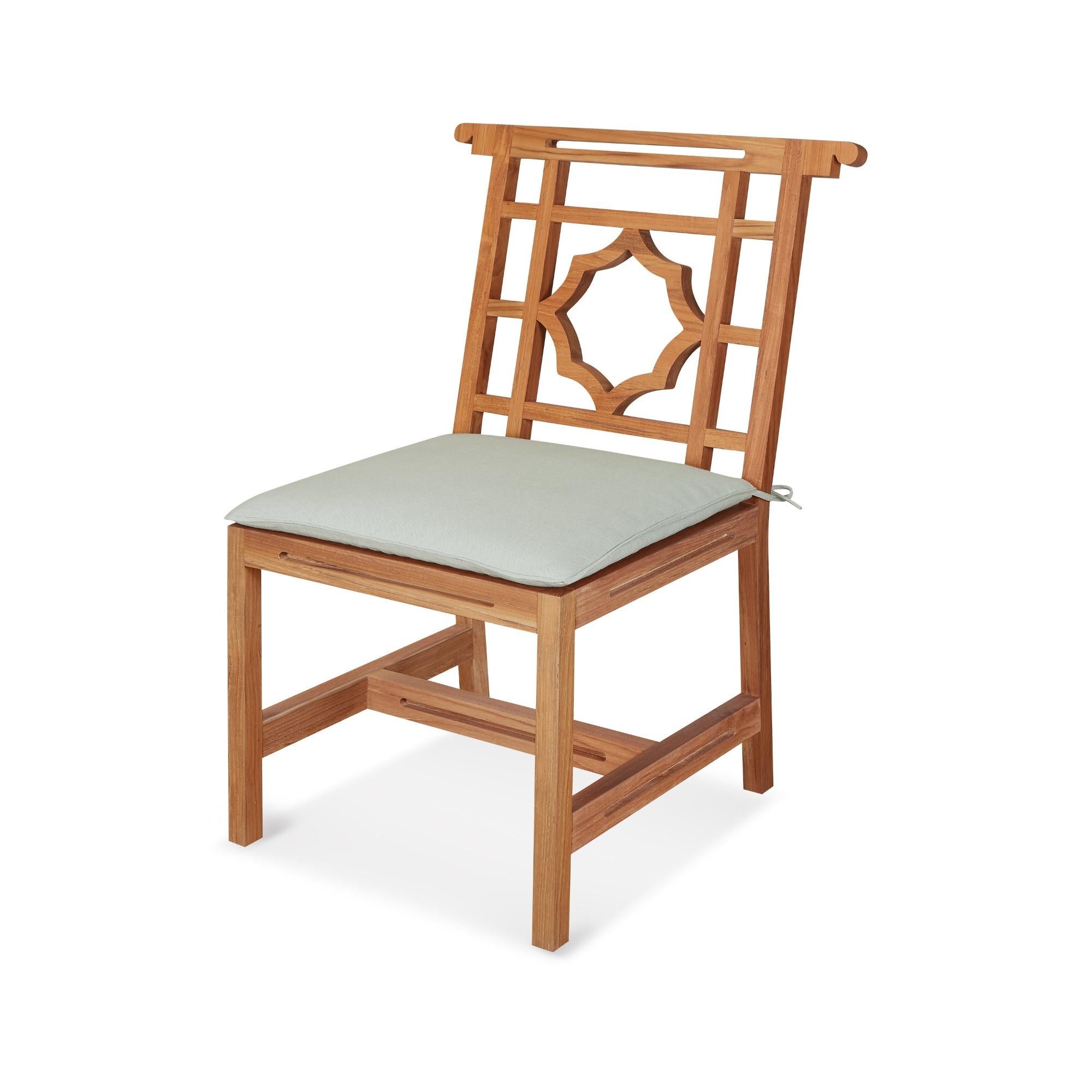 Bunny Williams Home Lewis Outdoor Side Chair In New Condition In New York, NY
