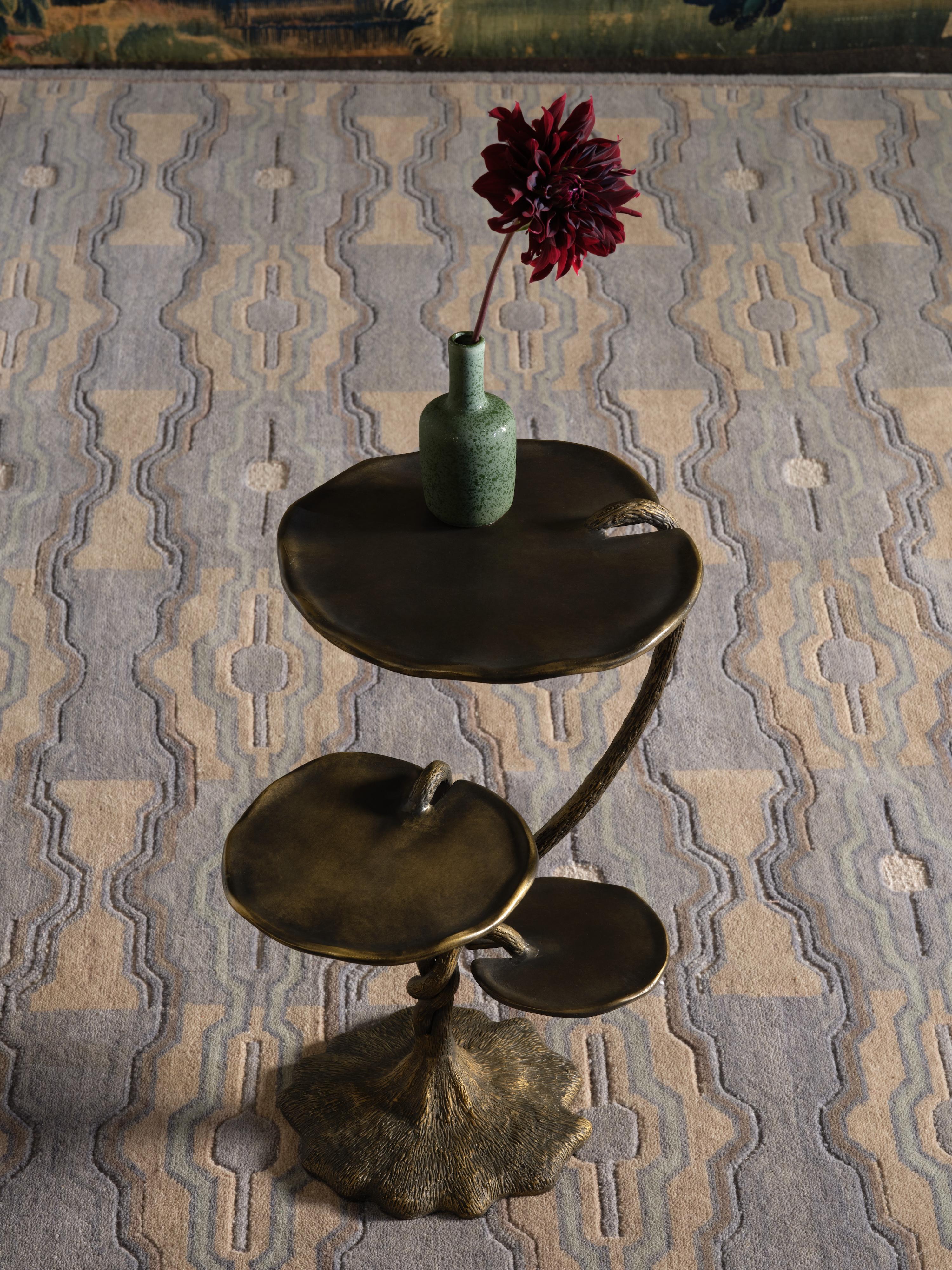 Métal Table à boissons Lily Pad de Bunny Williams Home en vente