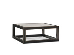 Bunny Williams Home Ming Coffee Table, Cream Marble Top